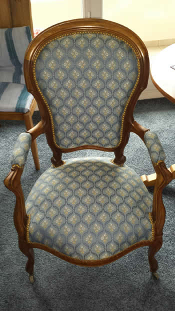 réparation fauteuil tapisserie